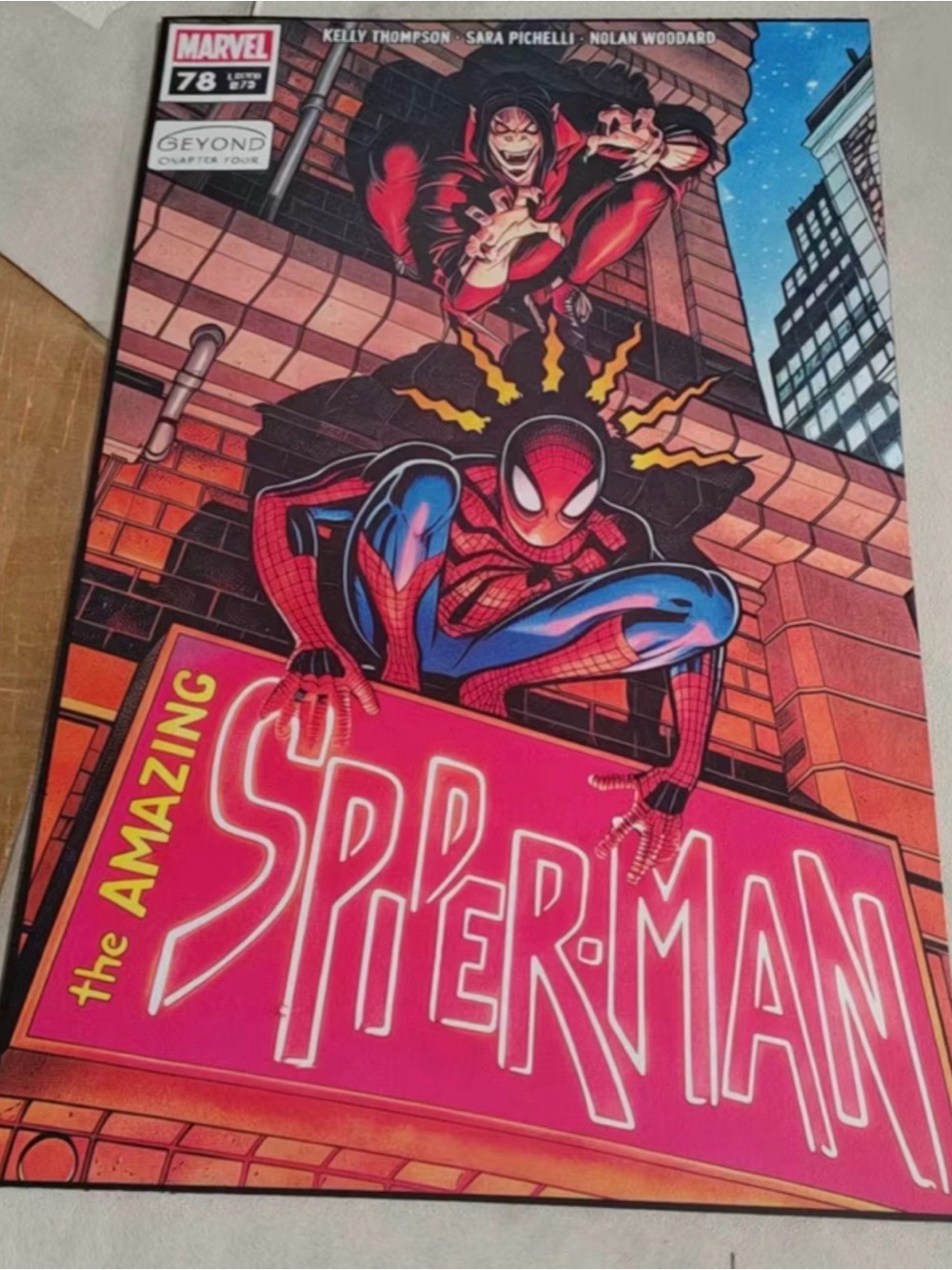 Amazing Spider-Man Comic Book Cover Wall Art Poster 40x60cm Marvel Decor
